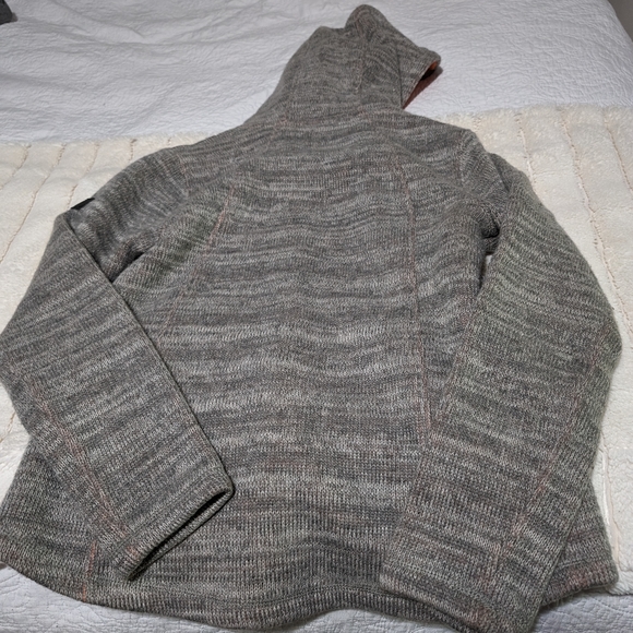 Bench Urbanwear Gray Wool Blend, orange fleece lined hoodie - Picture 8 of 8